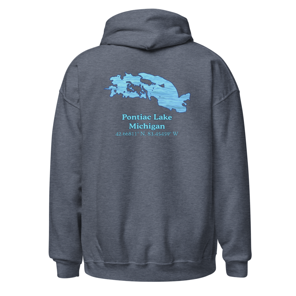Classic Unisex Pullover Hoodie - Pontiac Lake on back and We Lake You on front