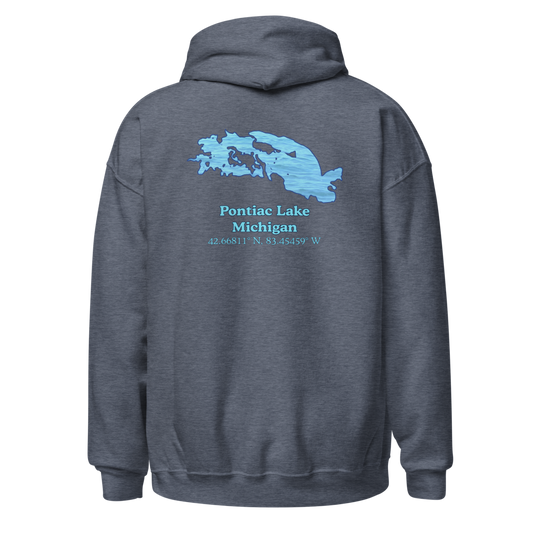 Classic Unisex Pullover Hoodie - Pontiac Lake on back and We Lake You on front