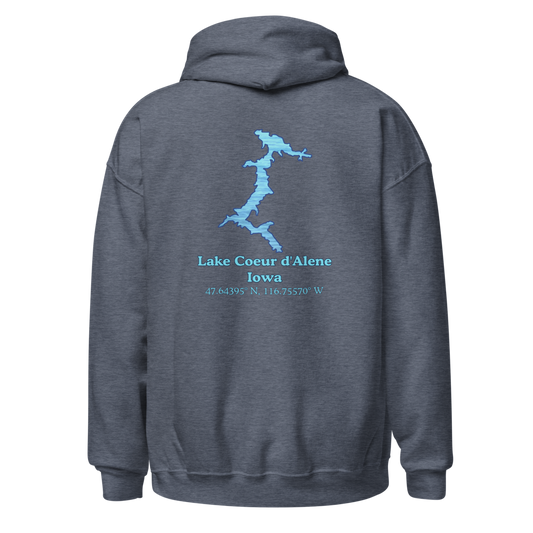 Lake Coeur d'Alene Unisex Pullover Hoodie