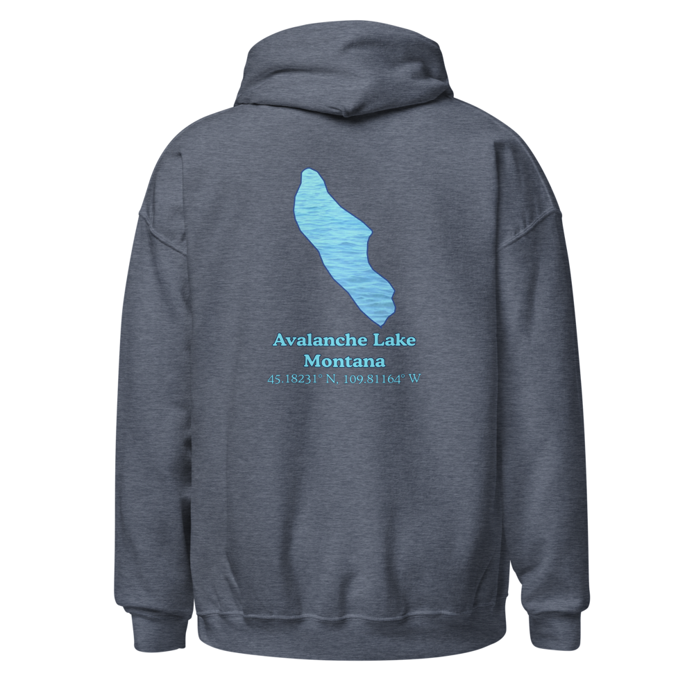Avalanche Lake Unisex Pullover Hoodie