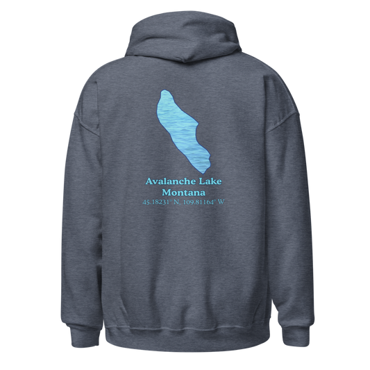 Avalanche Lake Unisex Pullover Hoodie