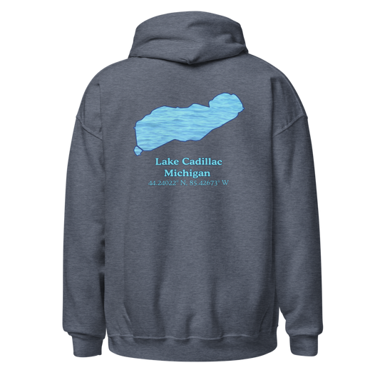 Classic Unisex Pullover Hoodie - Lake Cadillac on back and We Lake You on front
