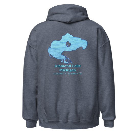 Diamond Lake Unisex Pullover Hoodie