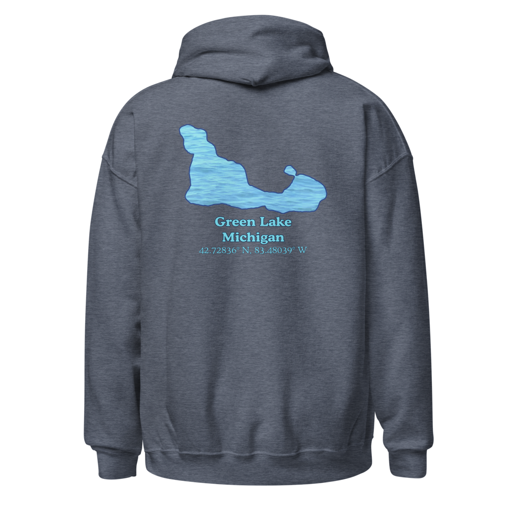 Green Lake Unisex Pullover Hoodie