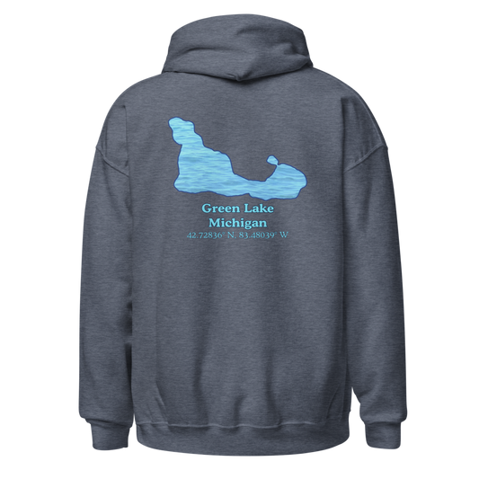 Green Lake Unisex Pullover Hoodie