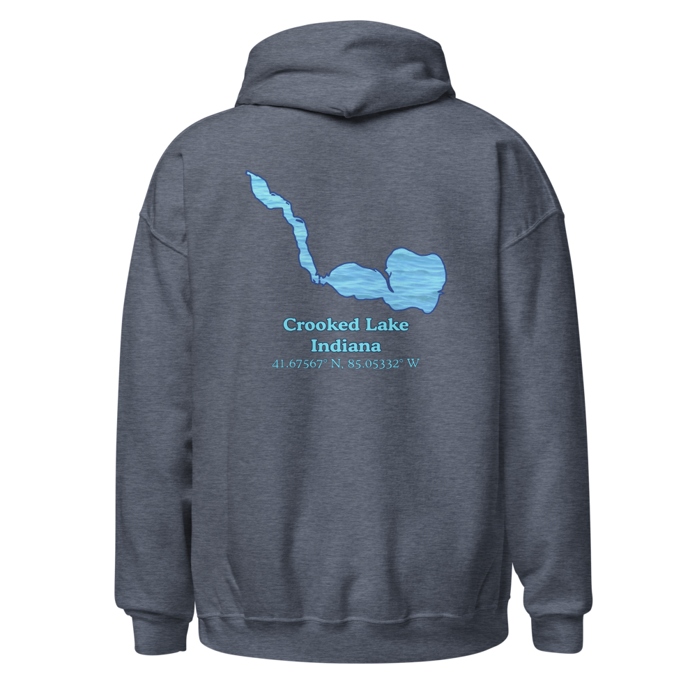 Crooked Lake Unisex Pullover Hoodie