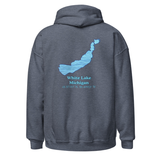 White Lake Unisex Pullover Hoodie