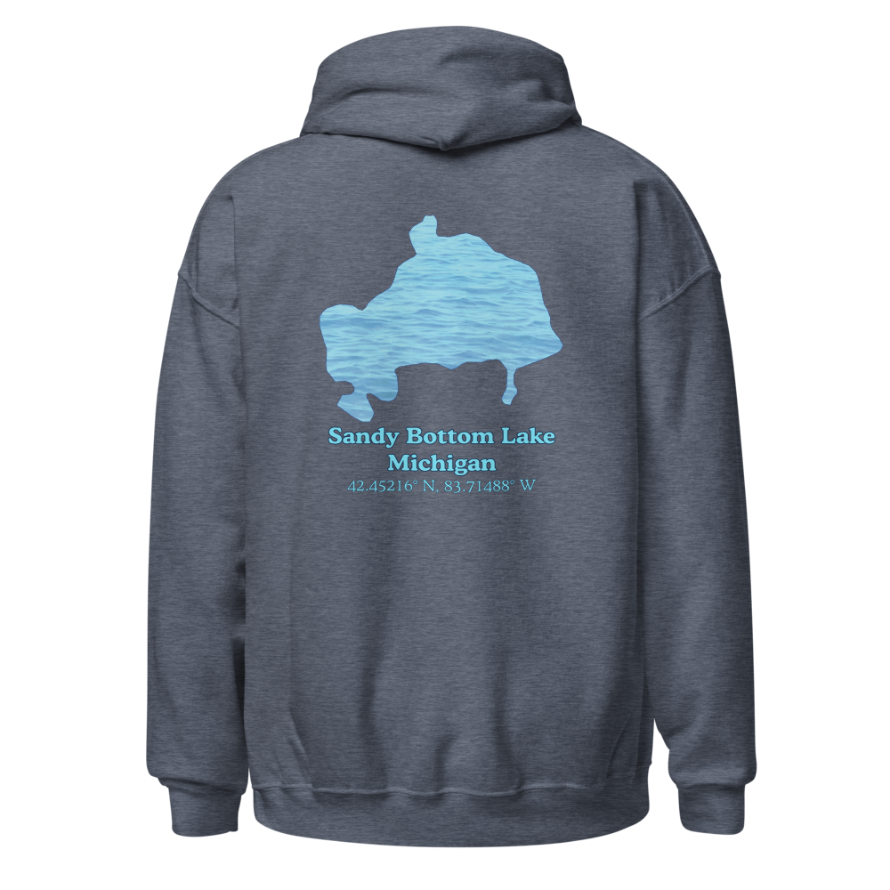 Sandy Bottom Lake Unisex Pullover Hoodie
