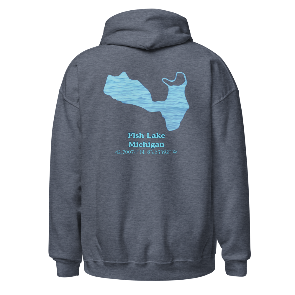 Fish Lake Unisex Pullover Hoodie
