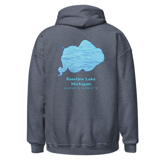 Baseline Lake Unisex Pullover Hoodie