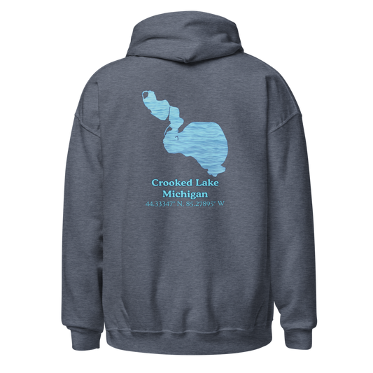 Crooked Lake Unisex Pullover Hoodie