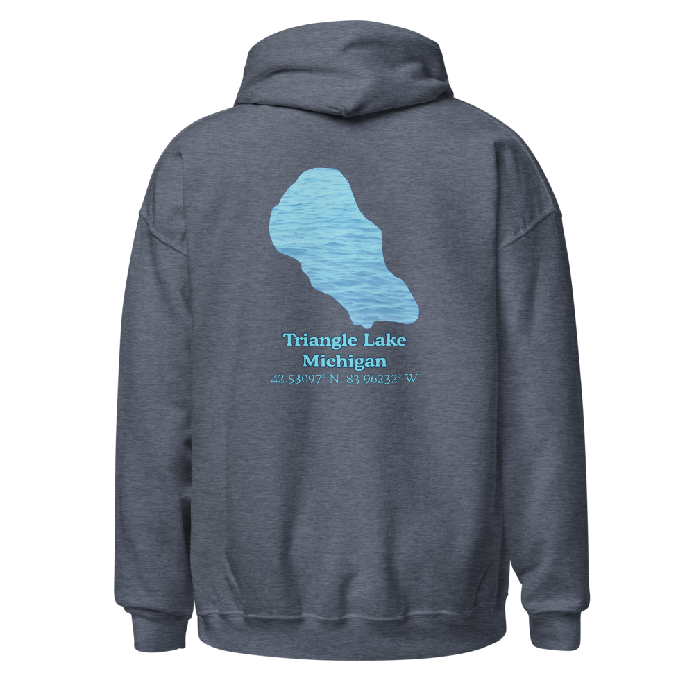 Triangle Lake Unisex Pullover Hoodie