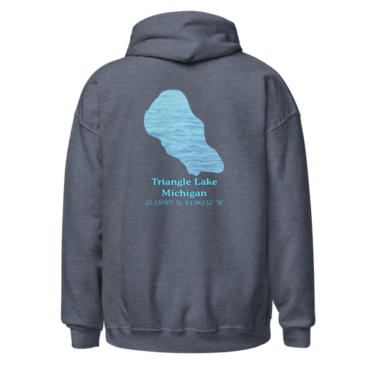 Triangle Lake Unisex Pullover Hoodie