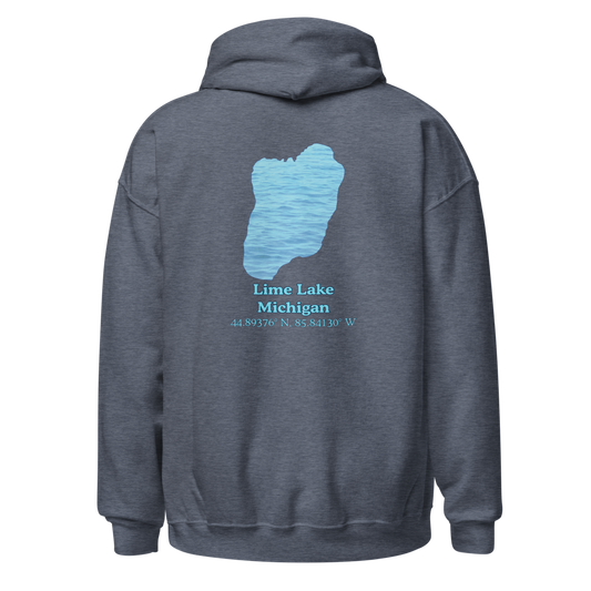 Lime Lake Unisex Pullover Hoodie