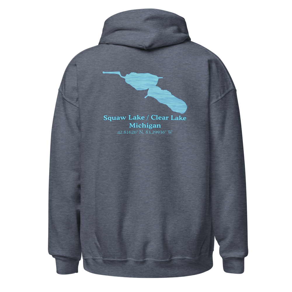 Squaw Lake / Clear Lake Unisex Pullover Hoodie