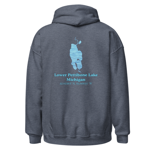 Lower Pettibone Lake Unisex Pullover Hoodie