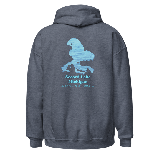 Secord Lake Unisex Pullover Hoodie