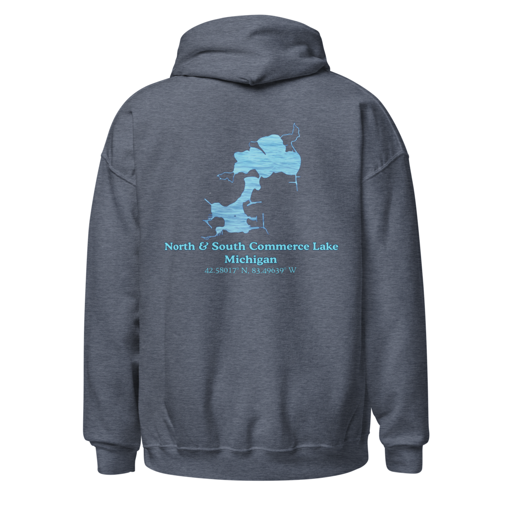 North & South Commerce Lake Unisex Pullover Hoodie