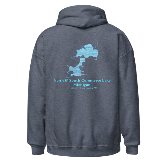 North & South Commerce Lake Unisex Pullover Hoodie