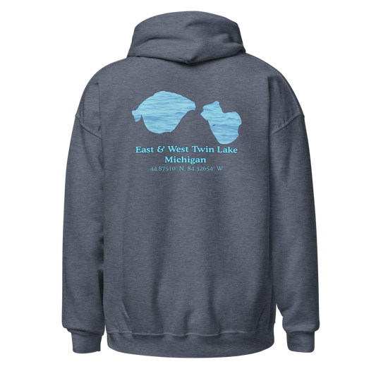 East & West Twin Lake Unisex Pullover Hoodie