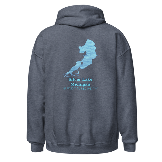Silver Lake Unisex Pullover Hoodie