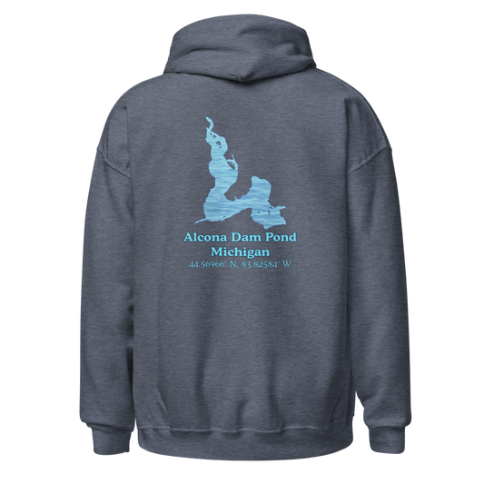 Alcona Dam Pond Unisex Pullover Hoodie