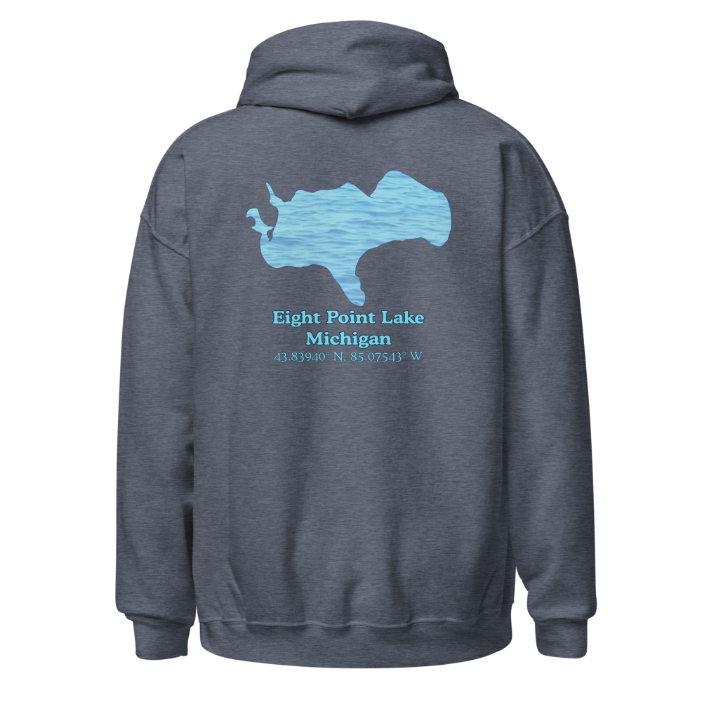 Eight Point Lake Unisex Pullover Hoodie
