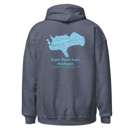 Eight Point Lake Unisex Pullover Hoodie