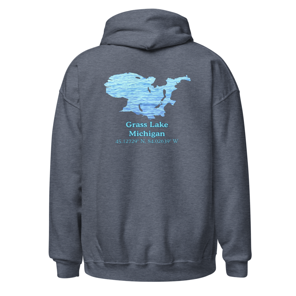 Grass Lake Unisex Pullover Hoodie