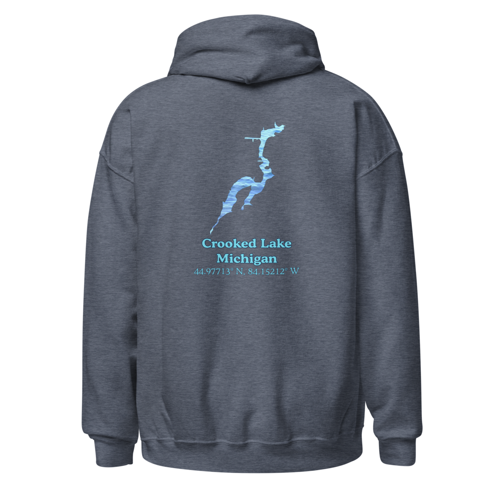 Crooked Lake Unisex Pullover Hoodie