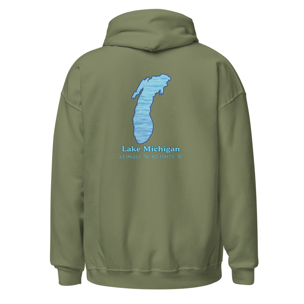 Lake Michigan Unisex Pullover Hoodie