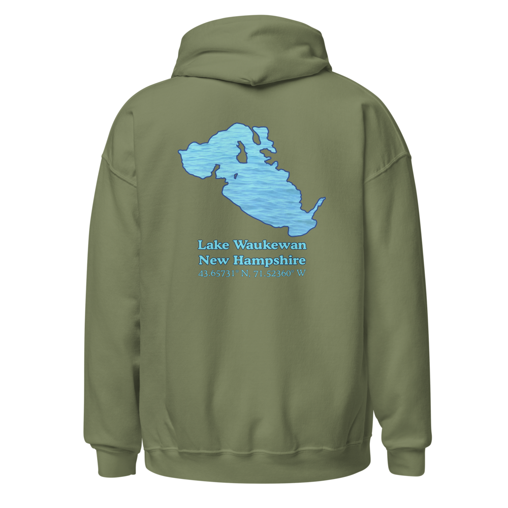 Lake Waukewan Unisex Pullover Hoodie