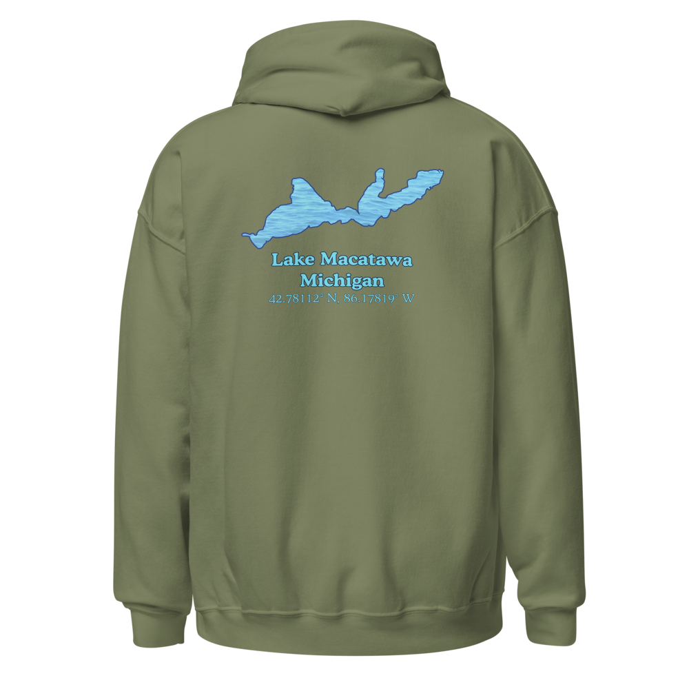 Lake Macatawa Unisex Pullover Hoodie