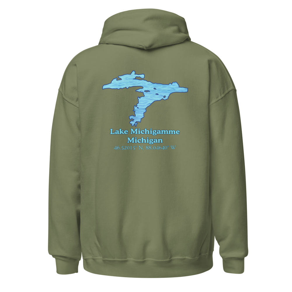 Lake Michigamme Unisex Pullover Hoodie
