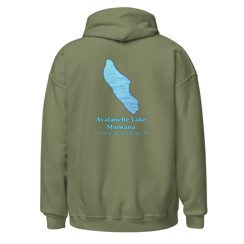 Avalanche Lake Unisex Pullover Hoodie