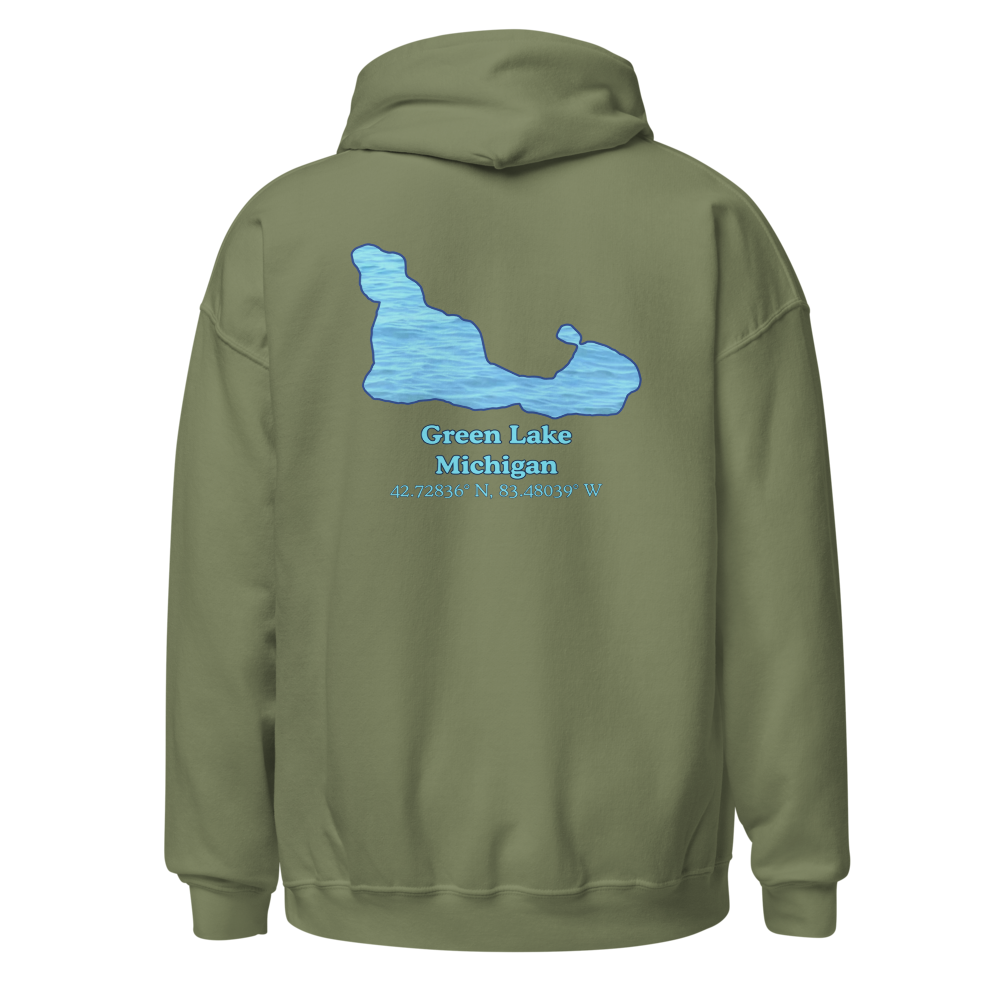 Green Lake Unisex Pullover Hoodie