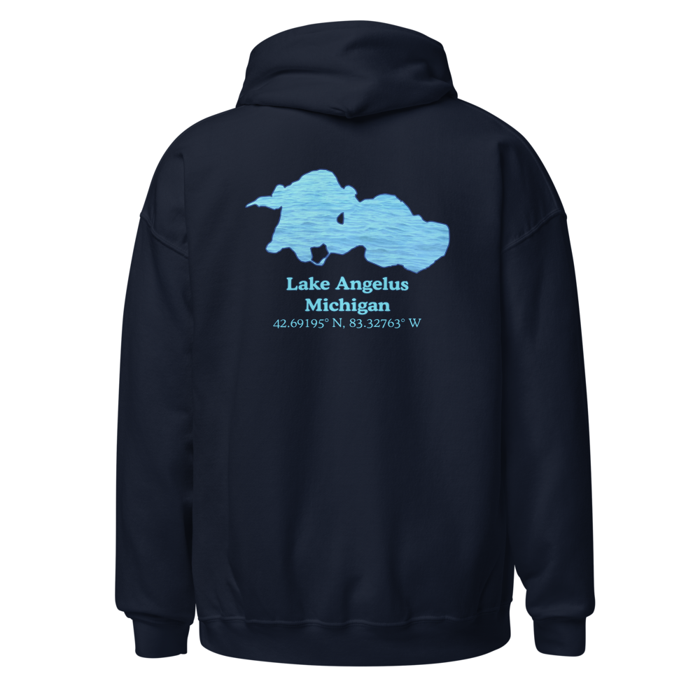 Classic Unisex Pullover Hoodie - Lake Angelus on back and We Lake You on front