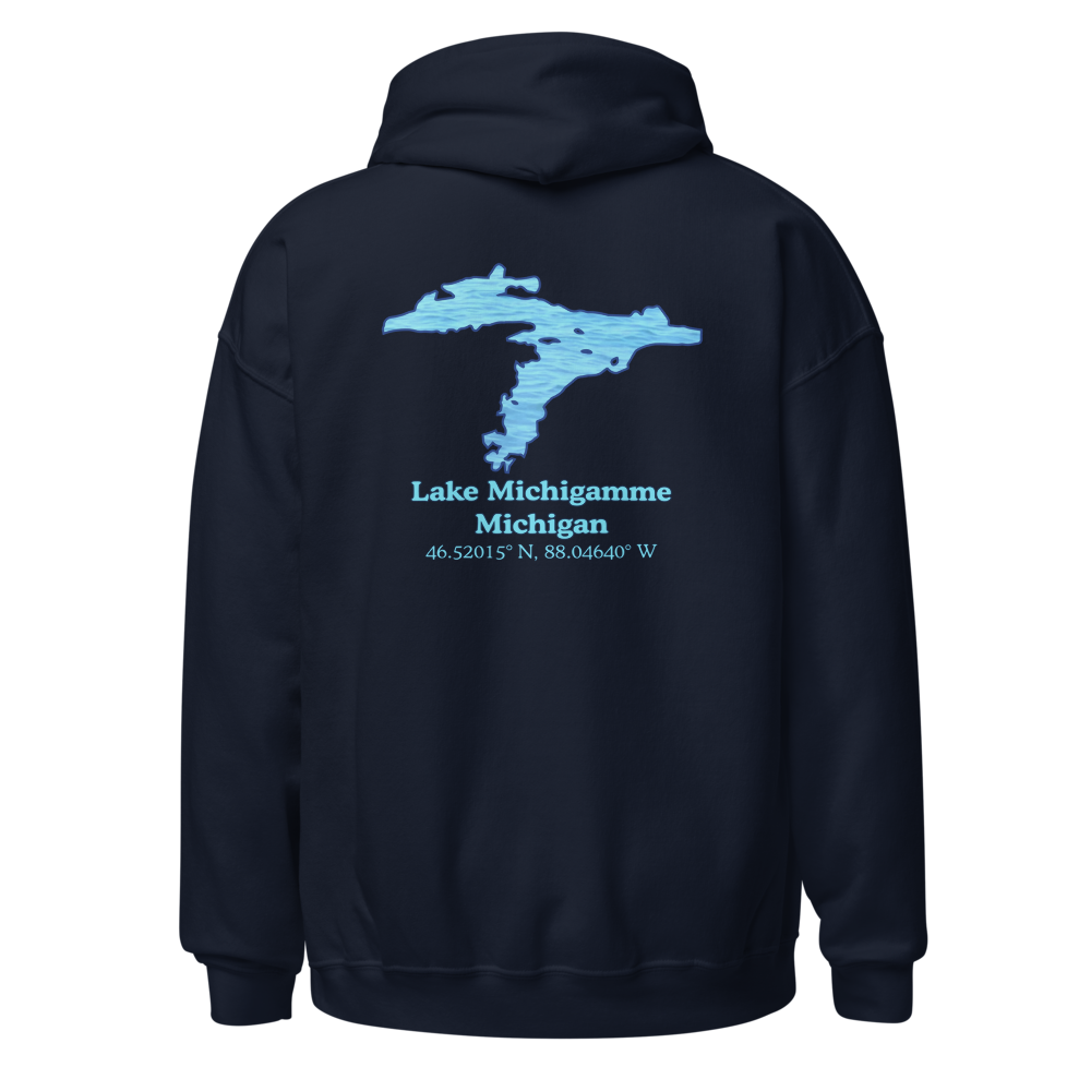 Lake Michigamme Unisex Pullover Hoodie