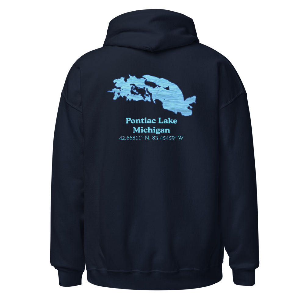 Classic Unisex Pullover Hoodie - Pontiac Lake on back and We Lake You on front
