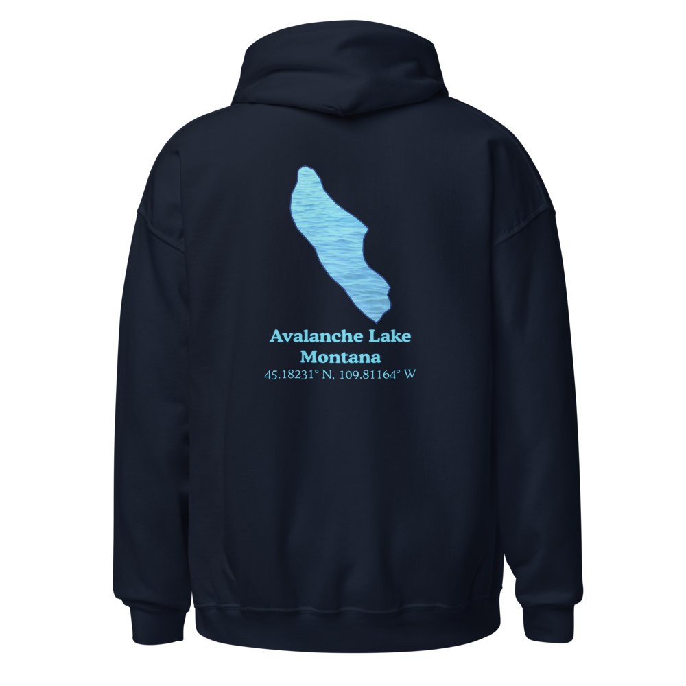 Avalanche Lake Unisex Pullover Hoodie