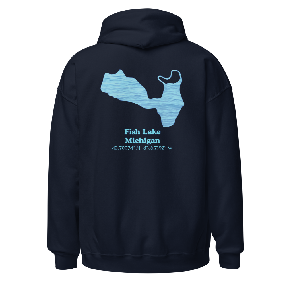 Fish Lake Unisex Pullover Hoodie