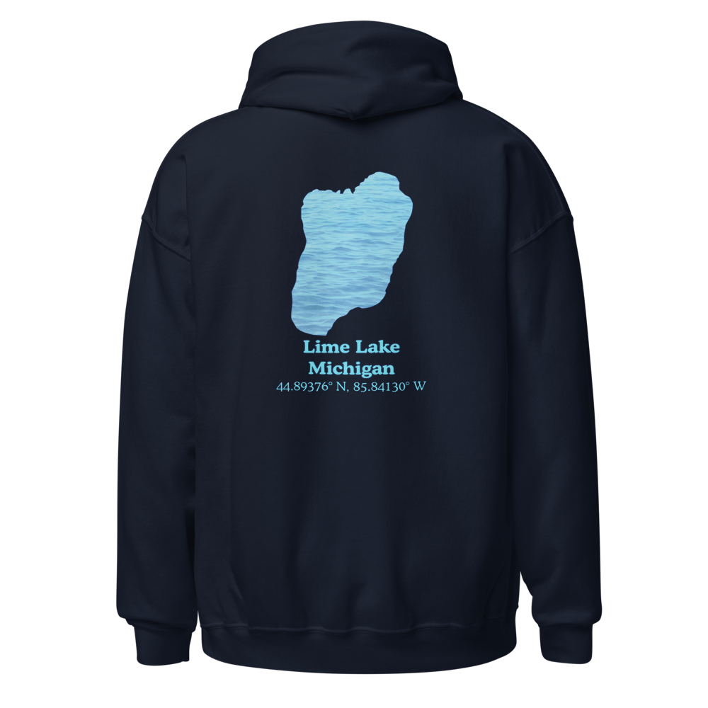 Lime Lake Unisex Pullover Hoodie