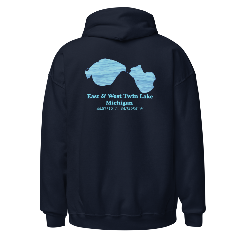 East & West Twin Lake Unisex Pullover Hoodie