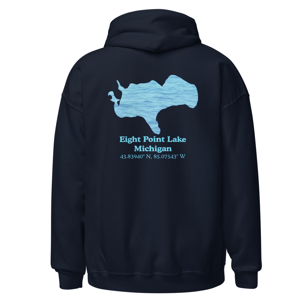 Eight Point Lake Unisex Pullover Hoodie