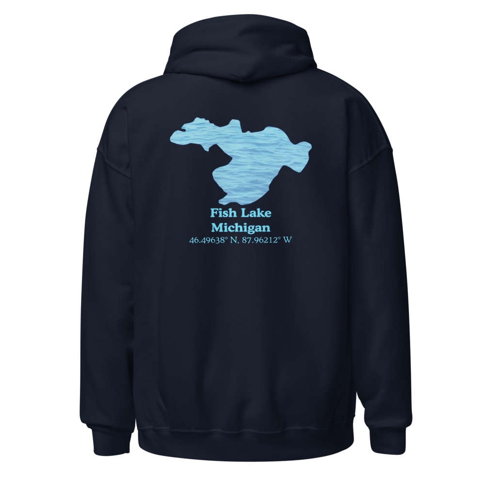 Fish Lake Unisex Pullover Hoodie