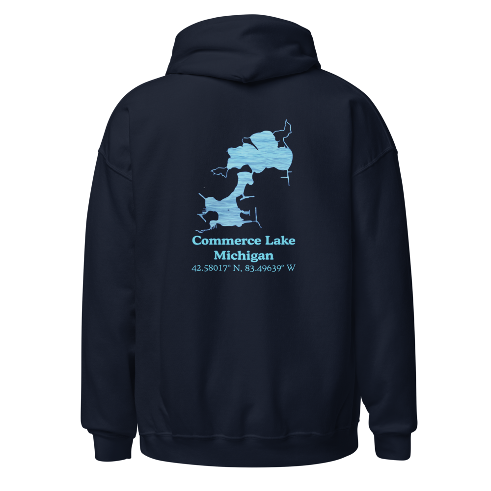 Commerce Lake Unisex Pullover Hoodie