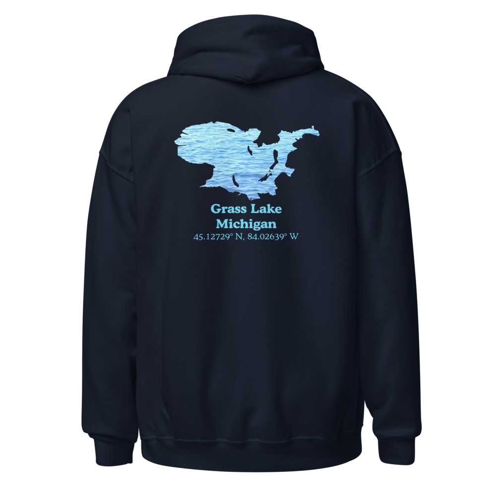 Grass Lake Unisex Pullover Hoodie