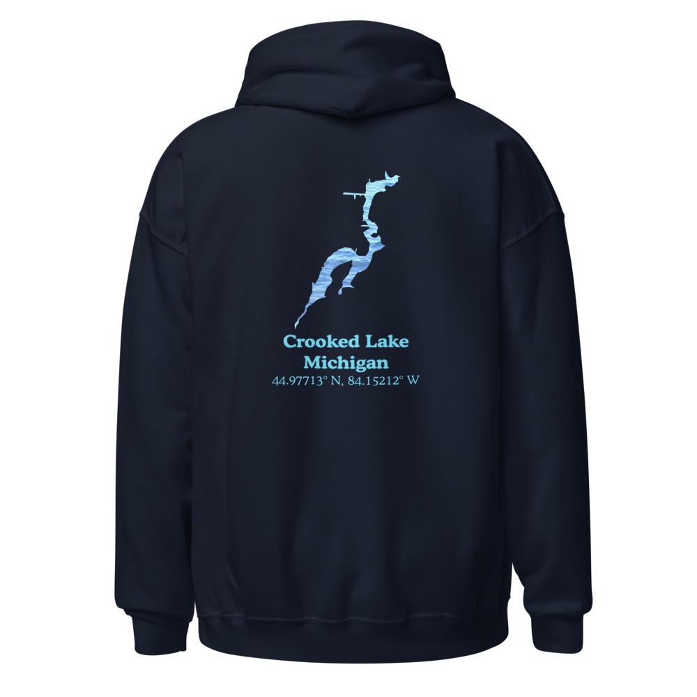 Crooked Lake Unisex Pullover Hoodie
