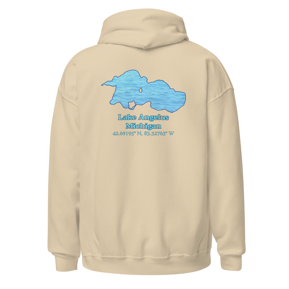 Classic Unisex Pullover Hoodie - Lake Angelus on back and We Lake You on front