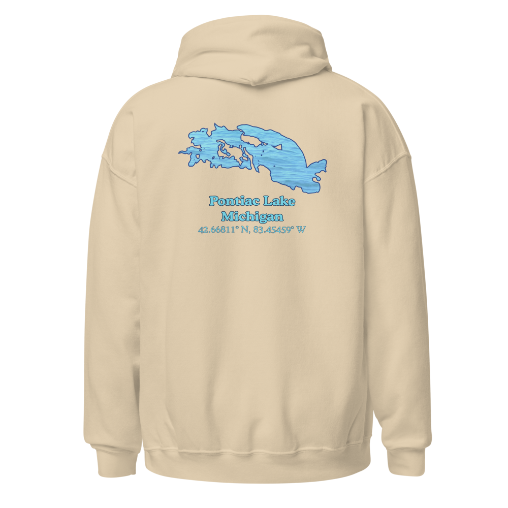 Classic Unisex Pullover Hoodie - Pontiac Lake on back and We Lake You on front
